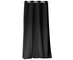 Godetevi Casa Tenda 140 x 240 con 8 Occhielli Black Cotton