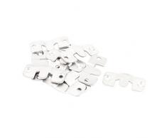 sourcing map Universale Componibile Divano Divano Connettore Supporto Set 10pz