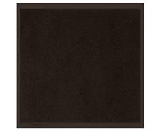 Ligne DÃ©cor - 1740300, Tapetto Antipolvere Rettangulo, 80 X 120 Cm, Uni, Tappeto DIngresso, Nero