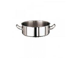 PADERNO 12009-18 Casseruola Bassa, Due Maniglie, in Acciaio Inox, 18 cm