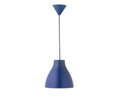 Els Banys, Pop, Lampada a sospensione, in PVC, cavo dello stesso colore del paralume, Blu (blau)