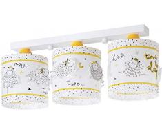 Dalber Time to Sleep Multipresa con 3 luci E27, Multicolore, plastica