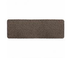 JVL Tanami 2-Tone Fleck barriera Runner zerbino, 80Â cotone/20% Sintetico/Gel Backing, Marrone, 50Â x 150Â x 0.5Â cm