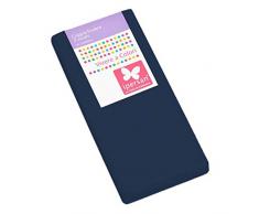 Ipersan Coppia Federe, 3 Volani, Cotone, Blu Notte, Matrimoniale