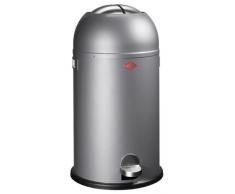 Wesco Kickmaster Pattumiera, Argento, 33 L