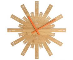 Alessi MDL05 Raggiante Orologio da Parete in Legno di BambÃ¹