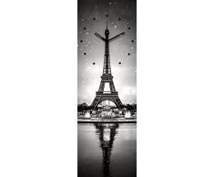 Eurographics U-BA4038 Time Art Paris - Orologio da Parete 20 x 60 cm