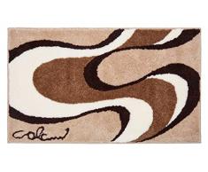 Grund Colani 11 Tappeto per Il Bagno, Poliacrilico Ultrasoft, Beige, 70x120 cm