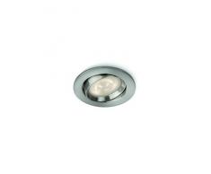 Philips Lighting Ellipse Faretto Singolo da Incasso, Alluminio, 9 x 9 x 4 cm