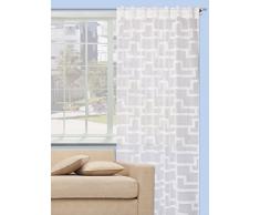 Splendid Labirynt - Tenda con Passanti nascosti, 140 x 245 cm, Colore: Bianco Sporco