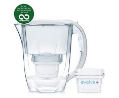 Aqua Optima Oria Caraffa Filtro Acqua e Cartuccia, Bianco, Taglia Unica