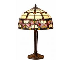 VIDRIERA SUL - Lampada da tavolo Tiffany, cristallo