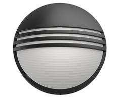 Philips Lighting Yarrow Lampada LED da Parete, Giardino ed Esterni, 6W, Nero