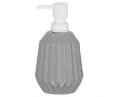 Sealskin Dispenser per Sapone Liquido, Ceramica, Grigio, 9,1 x 9,1 x 16,5 cm