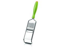 Tescoma 422054 Presto Carving Affetta Verdure, Taglio Waffle, Acciaio Inossidabile, Verde/Arancio