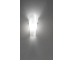 Selene Bloom Applique 70 W, Bianco Lucido