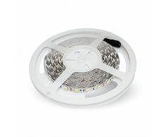 Striscia 300 led monocolore bobina 5 mt 9W/m V-TAC VT-5050-NON WP