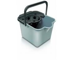 ADDIS Secchio pulizie per spazzolone, con strizzatore, colore: grigio antracite