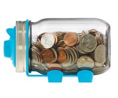 Jarware Piggy Bank Salvadanaio, Blu