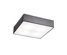 Trio 603800287 Lampada a LED Quadrata, IP20, E27, 60 W, 230 V, Colore Argento (NÃ­quel mate)