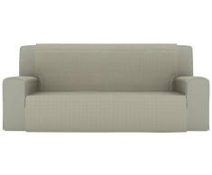 Eiffel Textile Lyon - Copri Divano 3 posti 150 x 195 x 2 cm Beige