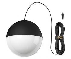 Flos String Light Sphere m12 Lampada, 26 watts, Nero, alluminio