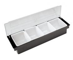 Paderno 44103-04 Contenitore 4 Scomparti, ABS