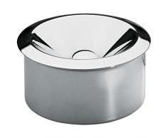 Alessi 90010/I - Posacenere a due elementi in acciaio lucido