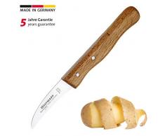 Westmark Spelucchino, Lama Curva, Lunghezza Totale: 15,4Â cm, Acciaio Inox Inossidabile/Legno, Argento/Marrone Chiaro, 10952280