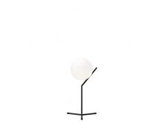 Flos IC T1 High - Lampada da tavolo in acciaio, 60 W, nero, 321 x 200 x 530 mm