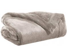 TORCHONS & BOUCHONS Winkler Plaid Tender Lino Poliestere 200Â x 150Â cm