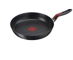 Lagostina Linea Rossa Padella Antiaderente Ø 28 cm, Padella Induzione, Gas e Forno Antigraffio, Indicatore Cottura Lagospot, Fondo in Acciaio Inox e Alluminio, Manico in Silicone Antiscivolo