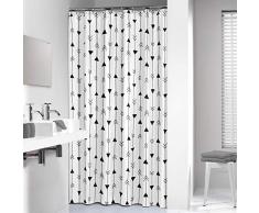 Sealskin Arrow Tenda da Doccia, PEVA, Nero, 180 x 200 cm