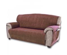 Comptoir du Linge - Copridivano paula2plmarron, Colore Marrone