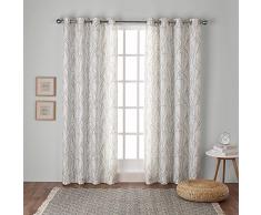 Exclusive Home coppia di tende con occhielli, per finestra tenda a pannello, poliestere, Verde (Sea Foam), 63Â x 54Â x 0.2Â cm (set da 2)