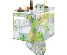 CALITEX Pappagallo Tovaglia Traslucido Rettangolare Verde 140Â x 200Â cm