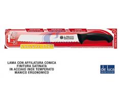 De Luca Coltello Pane Acciaio Inox CM 24 Manico PLASTICA, Unica