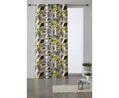 Martina Home timbri Tenda Occhielli, Tessuto, Multicolore, 140Â x 280Â cm