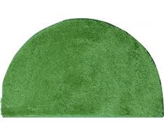 Grund, Tappetino da Bagno 32Â mm 100% Poliacrilico, Ultra Soft, Antiscivolo, Certificato Oeko teÑ , 5Â Anni di Garanzia, Lex, Lex - GrÃ¼n, 50x80 cm halbrund