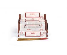STAMFORD INC 37286 Oud Masala Incenso, 15 Bastoncini x 12 Confezioni, Nero, Taglia Unica
