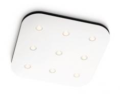 Philips Lighting Styla Lampada da Soffitto, Quadrata, LED, Metallo, Bianco