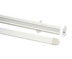 Gardinia 30131 Binario per Tenda, Metallo, Bianco, 67x60x0.1 cm