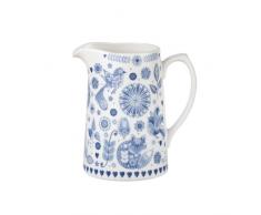 Churchill China - Caraffa Penzance in porcellana fine, motivo Fiori e animali in armonia, gamma Queens, capacità 0,28 l