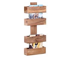 Ling WL1 Mensola di Giornale, Beige, 30 x 10 cm