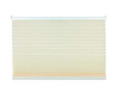 mydecoÂ âÂ Waben Plissettata persiana Senza forare, Rollo per Interno incl. Morsetto Istituzione (Klemmfix)Â âÂ Protezione Solare, Protezione Privacy per Finestra, Crema, 50x130 [BxH]