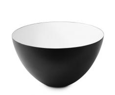 Normann Copenhagen 352500 - Ciotola decorativa, colore: rosso, acciaio, bianco, 14x25cm