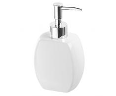 FERIDRAS Parigi Dispenser Sapone, Bianco, 6x9x17 cm