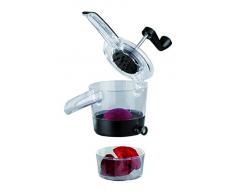 Gefu Spiralfix Manuale Acciaio Inossidabile Nero, Trasparente affettatrice