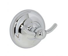 CroydexÂ âÂ Everson ripiano in vetro, Ottone, Cromo, 6.5 x 8 x 8 cm