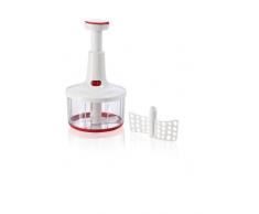 Leifheit Twistcut Robot da Cucina Manuale, Bianco